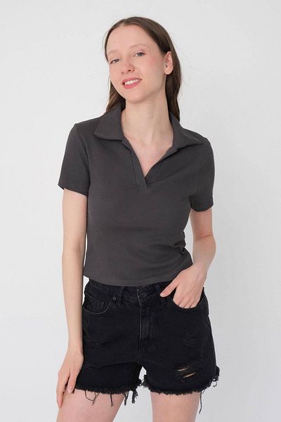 Addax Polo Neck Short Sleeve T-Shirt P1124-H2
