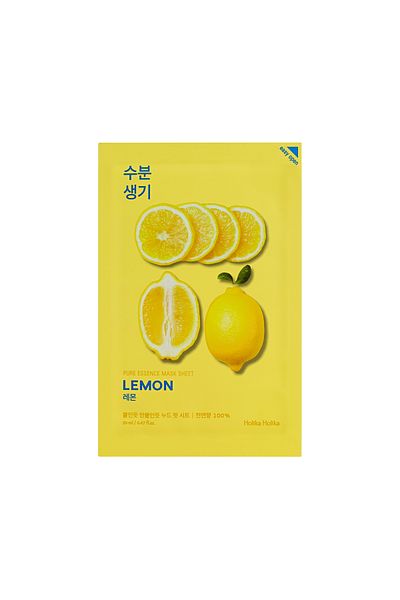 Holika Holika Pure Mask Sheet Lemon - Face Mask with Lemon Content (1 Piece)