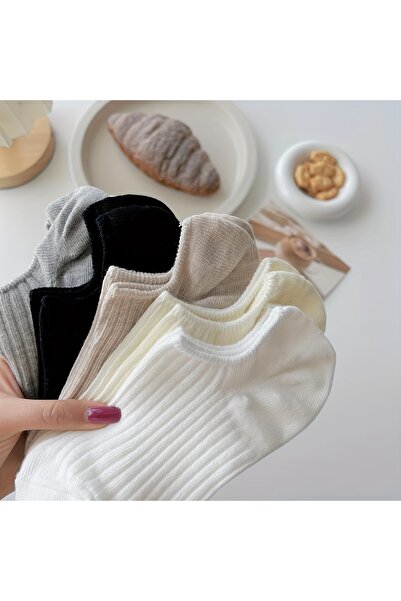 çorapmanya 8 чифта многоцветни дамски невидими маратонки с шарки дерби