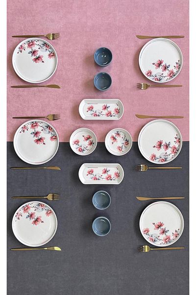 voles 14 Piece Breakfast Set - 6 People