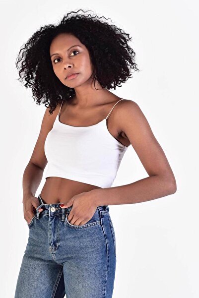 Addax Укорочене бюст'є на тонких бретелях B11957r2