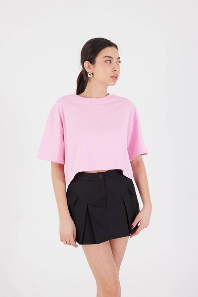 Addax T-Shirt Crew Neck Basic P1158-J7