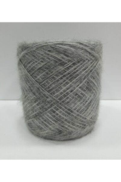 İPLİKOUTLET Gri Kırçıllı Popcorn Tiftik İp 400 Gram