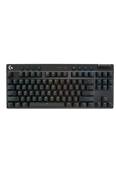 logitech G Pro X Tkl Lightspeed - لوحة مفاتيح ميكانيكية للألعاب لاسلكية RGB