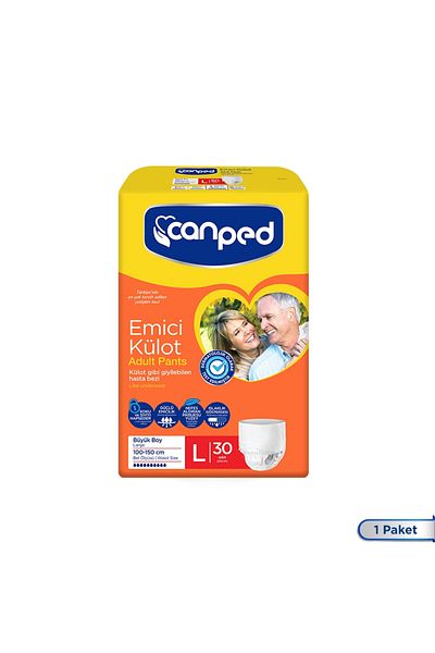 Canped Absorbent Panties Large Size Large 30 Pieces
