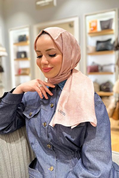 Armine Trend Lia Shawl - Βαμβακερό - ATS1LIA-2332 - Καφές με γάλα