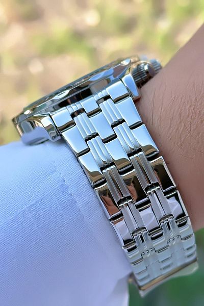 Ferrucci Function Men's Wristwatch Steel Strap Steel Case 3 Atm Water Resistance