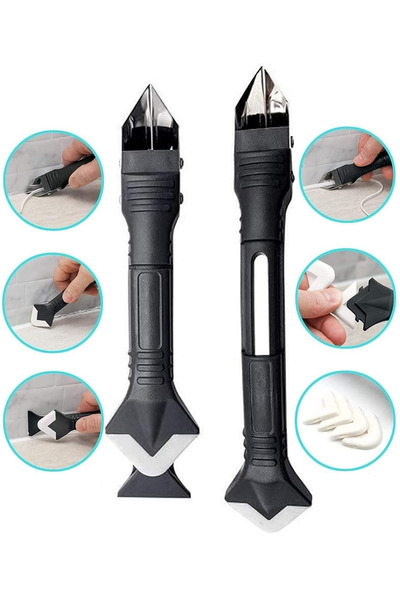 Soillium Fayans Derz Dolgu Silikon Kazıyıcı Sıyırıcı Ve Uygulayıcı 3 Ü 1 Arad...