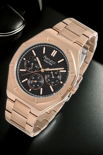 Ferrucci Function Active Men's Watch Fcf.12715Fm.05 Rose Color Sdfer128