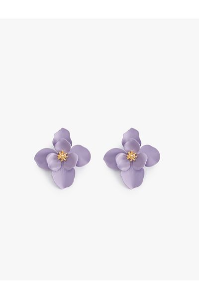 Koton Steel Flower Earrings