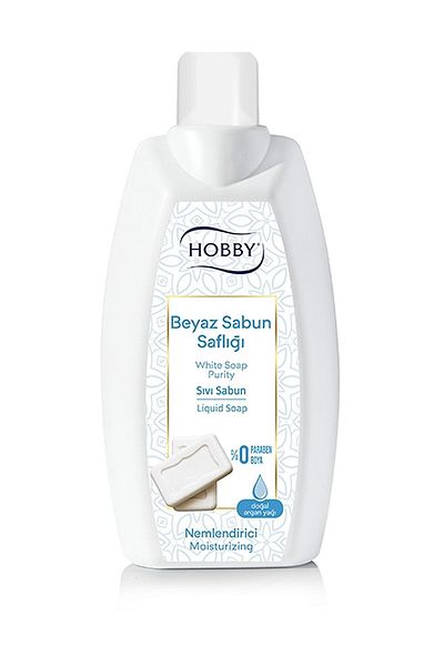 Hobby Premium Liquid Soap White Soap Purity 1500 ml (White Soap Frent)
