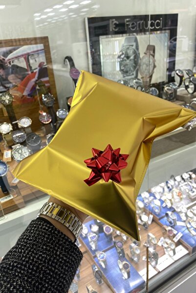 COMMES Erkek Kol Saati Takvimli Çelik Kordon Çelik Kasa Bileklik Hediyesiyle