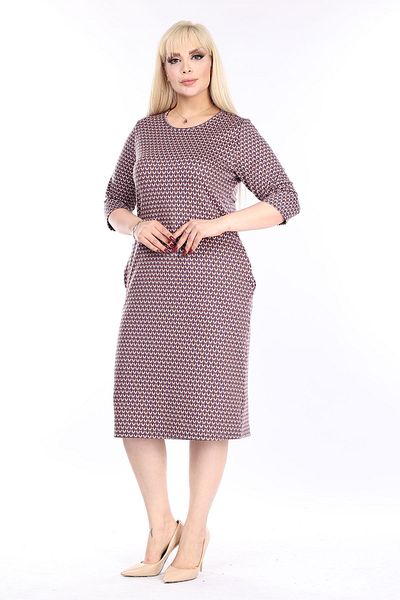 modayız Double Pocket Winter Plus Size Dress 31A-2481