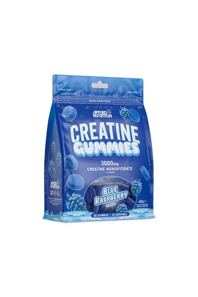applied nutrition Creatine Gummies, Blue Raspberry, 80 Gummies