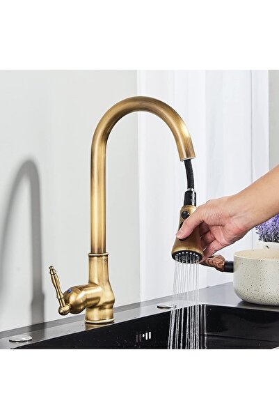 OEM Antique Color Spiral Fountain Kitchen Sink Faucet - Imported