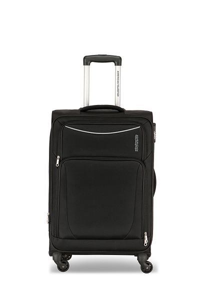 American Tourister حقيبة سفر بورتلاند سوفت سبينر كبيرة الحجم 78 سم باللون الأسود