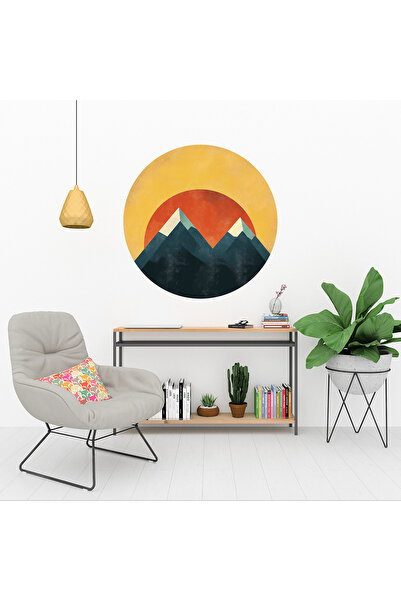 KOSS Dijital Autocolante rotunde de munte, colorate, abstracte și minimaliste...