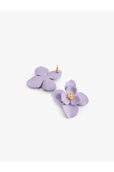 Koton Steel Flower Earrings