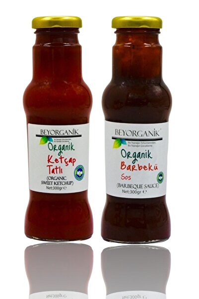 BEYORGANİK Organik Soslar Paketi 2'li (Organik Ketçap - Organik Barbekü)