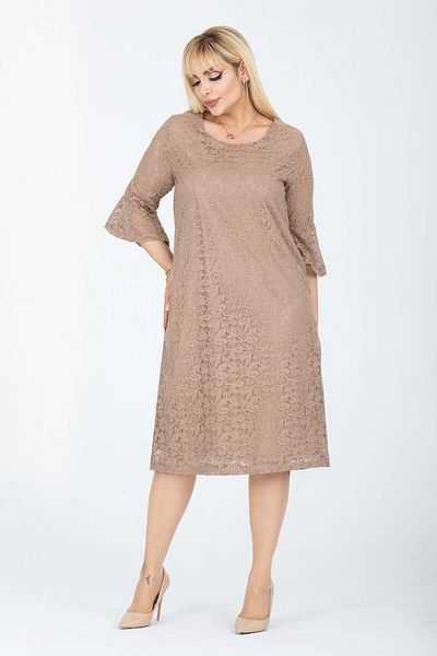 modayız Spanish Sleeve Plus Size Evening Dress 14D-2426