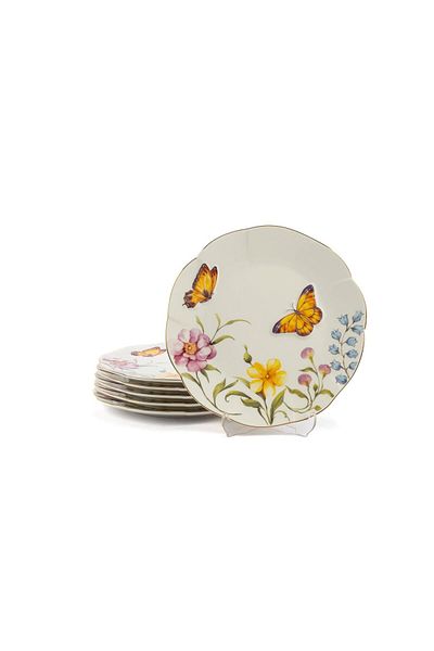 Mikasa Moor Mariposa 6-Piece Cake Plate 21cm
