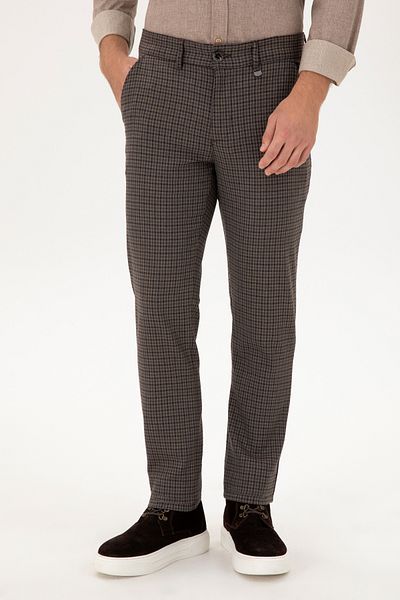 U.S. Polo Assn. Men's Purple Canvas Trousers 50291198 -Vr038