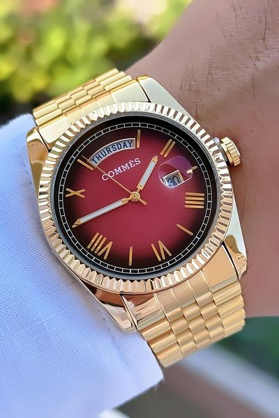 COMMES Men's Wristwatch Functions With Active Bracelet Gift