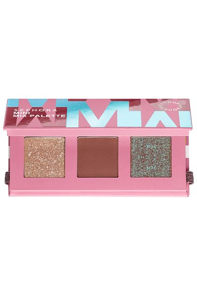 SEPHORA COLLECTION Mini Mix Palette 3g - Long-Lasting, Matte&Silvery&Sequin Ended Eye Shadow Palette