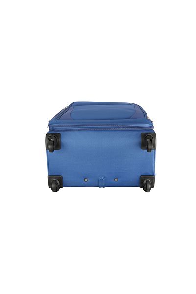 American Tourister حقيبة سفر بورتلاند سوفت سبينر كبيرة 78 سم باللون الأزرق
