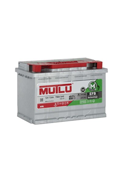 Mutlu 12 Volt 72 Amper Efb Start Stop Üretim Yılı: 2024