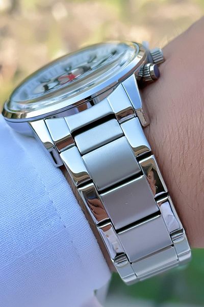 Ferrucci Function Men's Wristwatch Steel Strap Steel Case 3 Atm Water Resistance