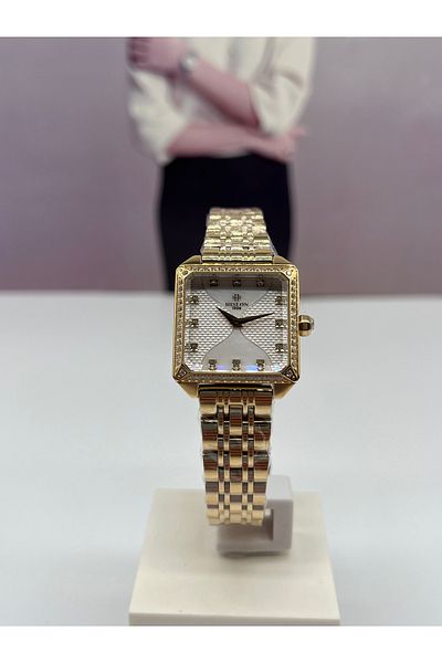 Hislon Gold Women's Wristwatch Sapphire Crystal Waterproof