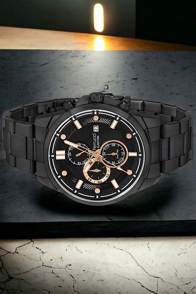 Ferrucci Black Men's Wrist Watch - Fcf.13853Fm.03 Bracelet Gift Sdfer115
