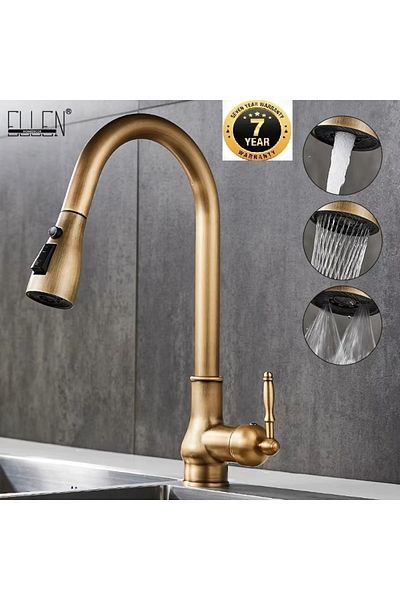OEM Antique Color Spiral Fountain Kitchen Sink Faucet - Imported