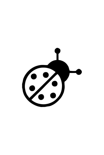 Generic Brand Ladybug Wall Decor Sticker 40 X 40 cm
