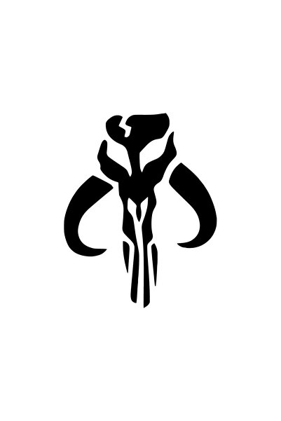Generic Brand Mandalorian Emblem Sticker 20 X 26 cm