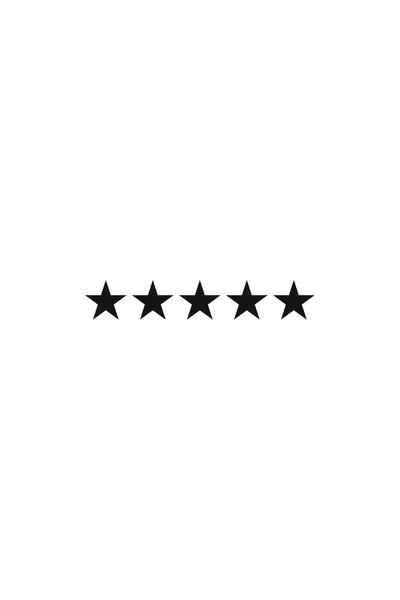 pınaxar 5 Star Sticker A+ Quality 10 X 2 cm Durable