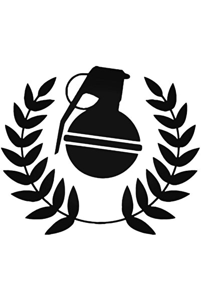 Generic Brand Grenade Army Wall Decor Sticker 40 X 32 cm