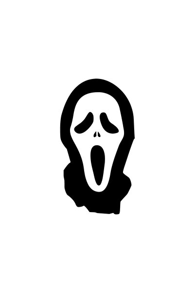 Generic Brand Scream Wall Decor Sticker 40 X 72 cm