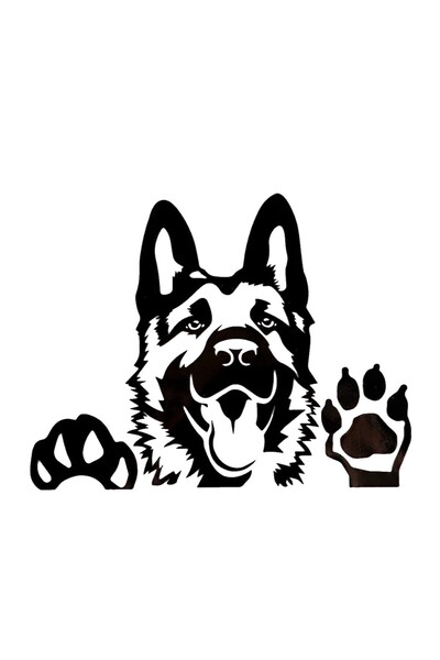 rez Wolf Dog Looking Through Glass Design Sticker (Auto-Motor-Laptop-Wall-Dec...