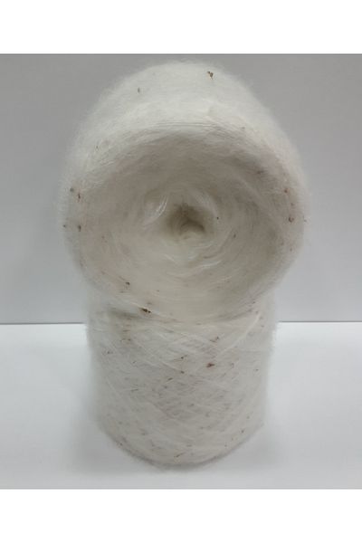 İPLİKOUTLET Ecru Nopeli 3 Layer Mohair String 500 γραμμάρια