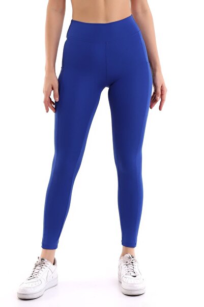EMFURE Saks Kadın Spor Tayt Çift Cepli Sıkılaştırıcı Toparlayıcı Yüksek Bel Sporcu Taytı Leggings Fitness