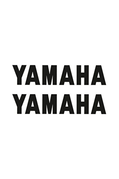 Genel Markalar Yamaha Yazı Motosiklet Sticker 2 Adet 19 X 4 Cm