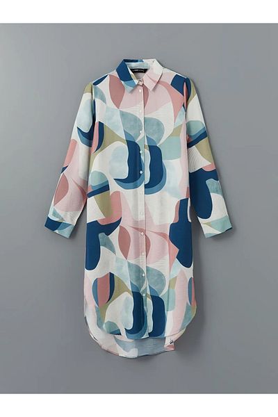 LC Waikiki Lcwaikiki Classic Patterned Women's Shirt Tunic