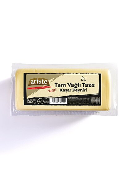 Ariste 4'lü Tam Yağlı Taze Kaşar Peyniri 4000 gr (1000gr x 4)