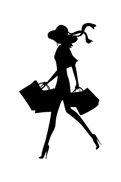 Generic Brand Shopping Woman High Quality Quality Sticker 30 X 48 cm