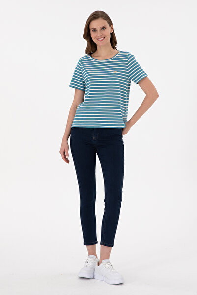 U.S. Polo Assn. Kadın Koyu Mavi Jean Pantolon 50291049-DN0023
