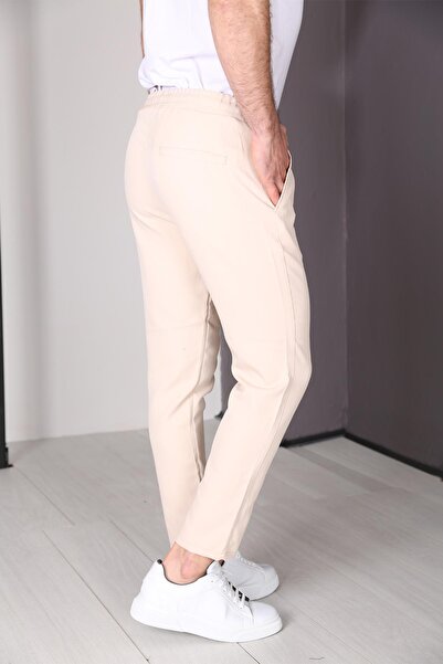 Delpino Likralı Bilek Boy Kumaş Pantolon