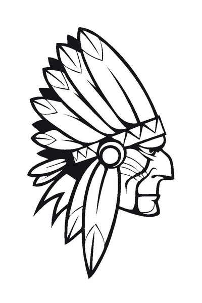 Generic Brand ملصق جداري عالي الجودة من شركة Native American Wall Decor مقاس ...