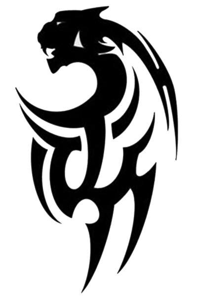 Generic Brand Tiger Design Sticker 20 X 36